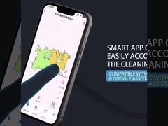 Máy hút bụi rô-bốt quay kép có bình nước điều khiển điện tự làm sạch