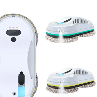Máy lau cửa sổ siêu mỏng Robot không túi có hai bánh xe sạch 290 * 145 * 94MM