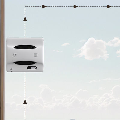 Làm sạch bằng robot Máy lau cửa sổ tự động 100ml Thùng nước với bàn chải cuộn