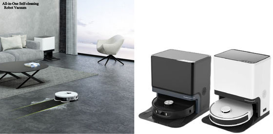Máy hút bụi LDS Robot Máy hút bụi tự đổ 2 trong 1 Cây lau nhà tự làm sạch