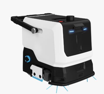 Máy rửa sàn robot thương mại với nước xả trạm cơ sở