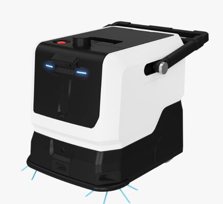 Máy rửa sàn robot thương mại với nước xả trạm cơ sở