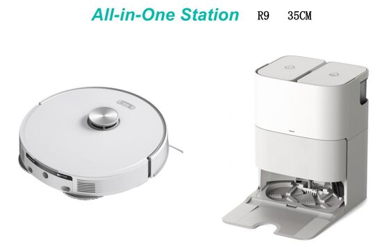 ALL IN ONE STATION ROTARY MOP ROBOT VACUUM CLEANER WITH SELC CLEAN MOP