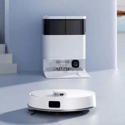 Máy hút bụi robot chạy bằng pin với máy dò chướng ngại vật