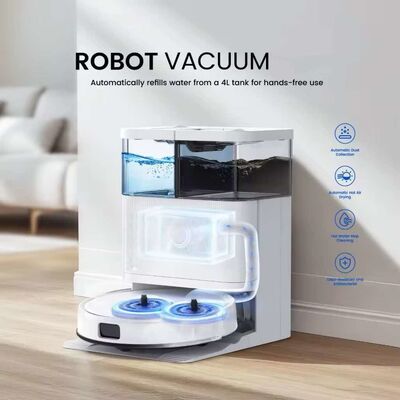 Máy hút bụi robot chạy bằng pin với máy dò chướng ngại vật